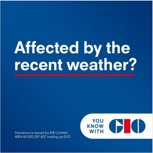 GIOInsurance's tweet image. Did your home or car get damaged during Tropical Cyclone Zelia? Lodge a claim via the GIO App or by visiting us at gio.com.au/claims. It's fast &amp;amp; easy. Stay safe.