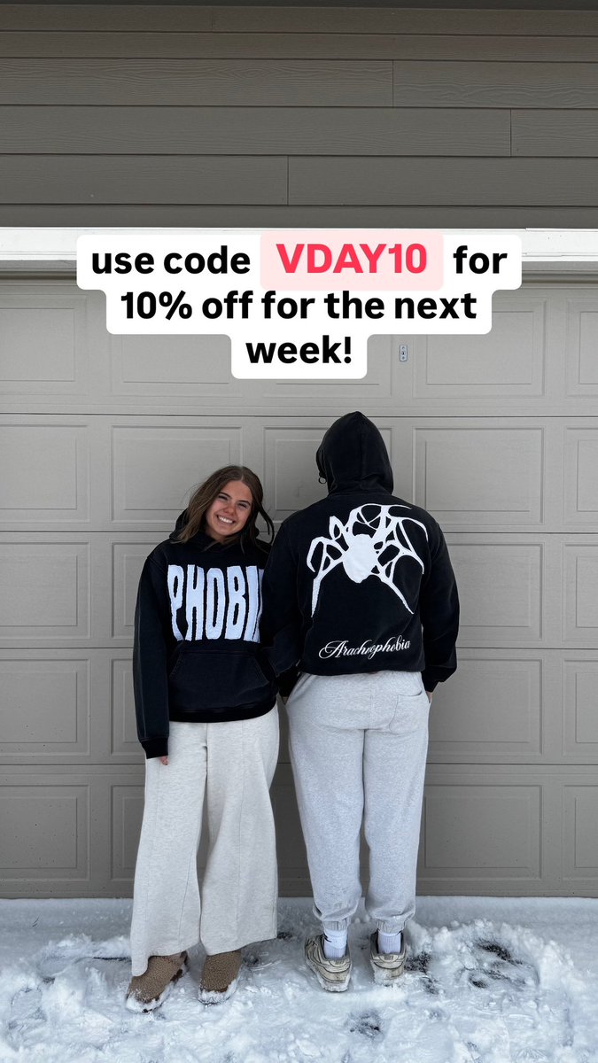 PhobiaThreads's tweet photo. HAPPY VALENTINE’s DAY! ❤️ 

To celebrate, if you use code “VDAY10” you will receive 10% OFF your order!

https://t.co/tCRypSb9VR ‼️ https://t.co/unknTtnKyc
