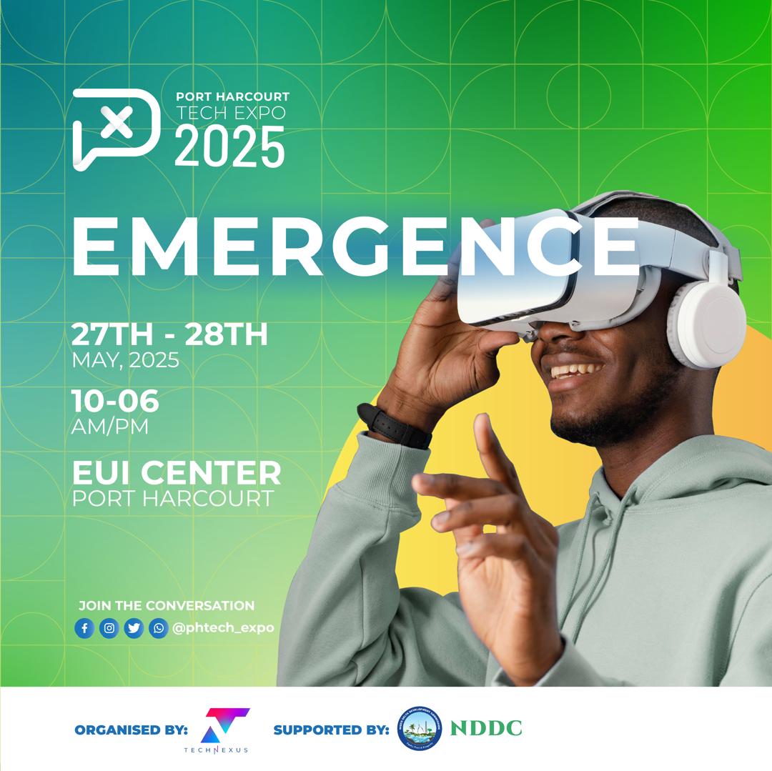 technexustmc's tweet photo. We know you've been waiting 😊. The 2025 edition of the Port Harcourt Tech Expo is here. Mark your calendar, and get ready for an emergence in the tech landscape here in Port Harcourt.
#portharcourttechexpo #PHTechExpo #innovation #emergence #technexustmc https://t.co/moXjQz0JNp