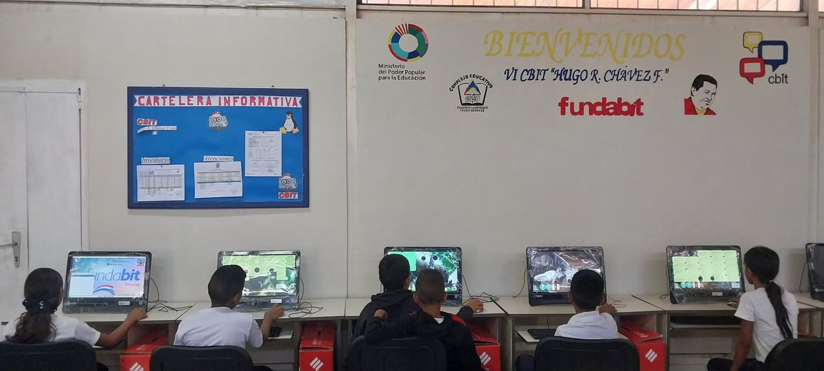 Fundabit Yaracuy (@fundabit_yaracu) on Twitter photo #14Feb 🖥️ Proyección de vídeos sobre "valores" y actividades complementaria en la suite educativa GCompris; actividad realizada con los estudiantes de 5.º grado. CBIT "Hugo Rafael Chávez Frías" VI.
Ttutora Gelsy Aguilar.
@MPPEDUCACION
<a href="/Fundabit_/">FundabitOficial</a>
#SomosFundabit #14Feb 🖥️ Proyección de vídeos sobre "valores" y actividades complementaria en la suite educativa GCompris; actividad realizada con los estudiantes de 5.º grado. CBIT "Hugo Rafael Chávez Frías" VI.
Ttutora Gelsy Aguilar.
@MPPEDUCACION
<a href="/Fundabit_/">FundabitOficial</a>
#SomosFundabit