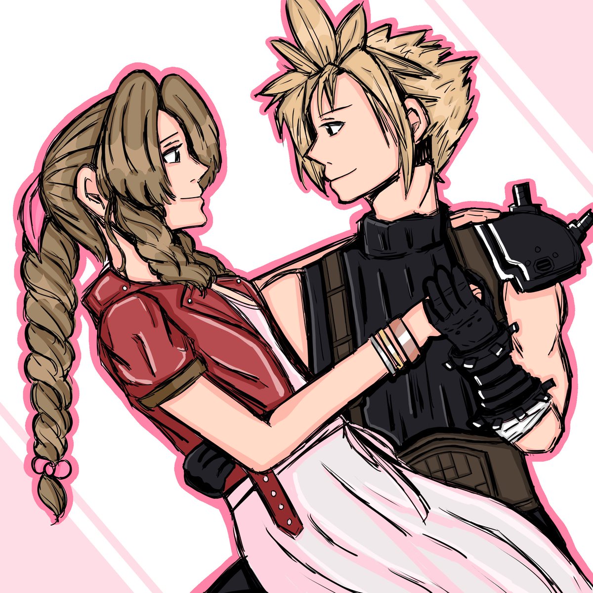 zyongyii's tweet image. happy valentine’s day! 💕💕

#aerith #エアリス #aerithweek2025 #clerith #クラエア