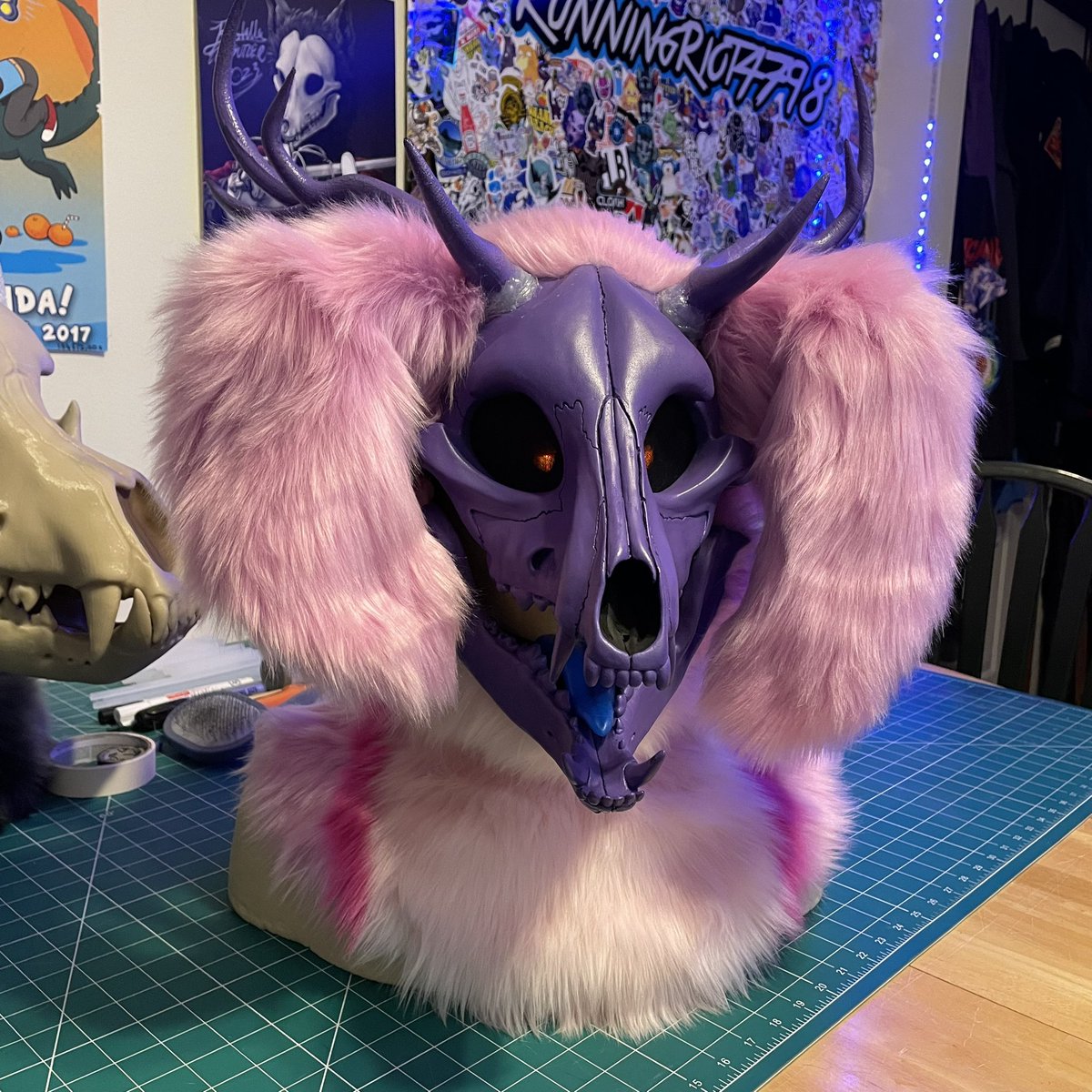 RunningRiot4798's tweet photo. You ever seen a skulldog with floppy ears? Well now you have! WIP for @RAX_9000 💀 https://t.co/QUQPGpPDQp