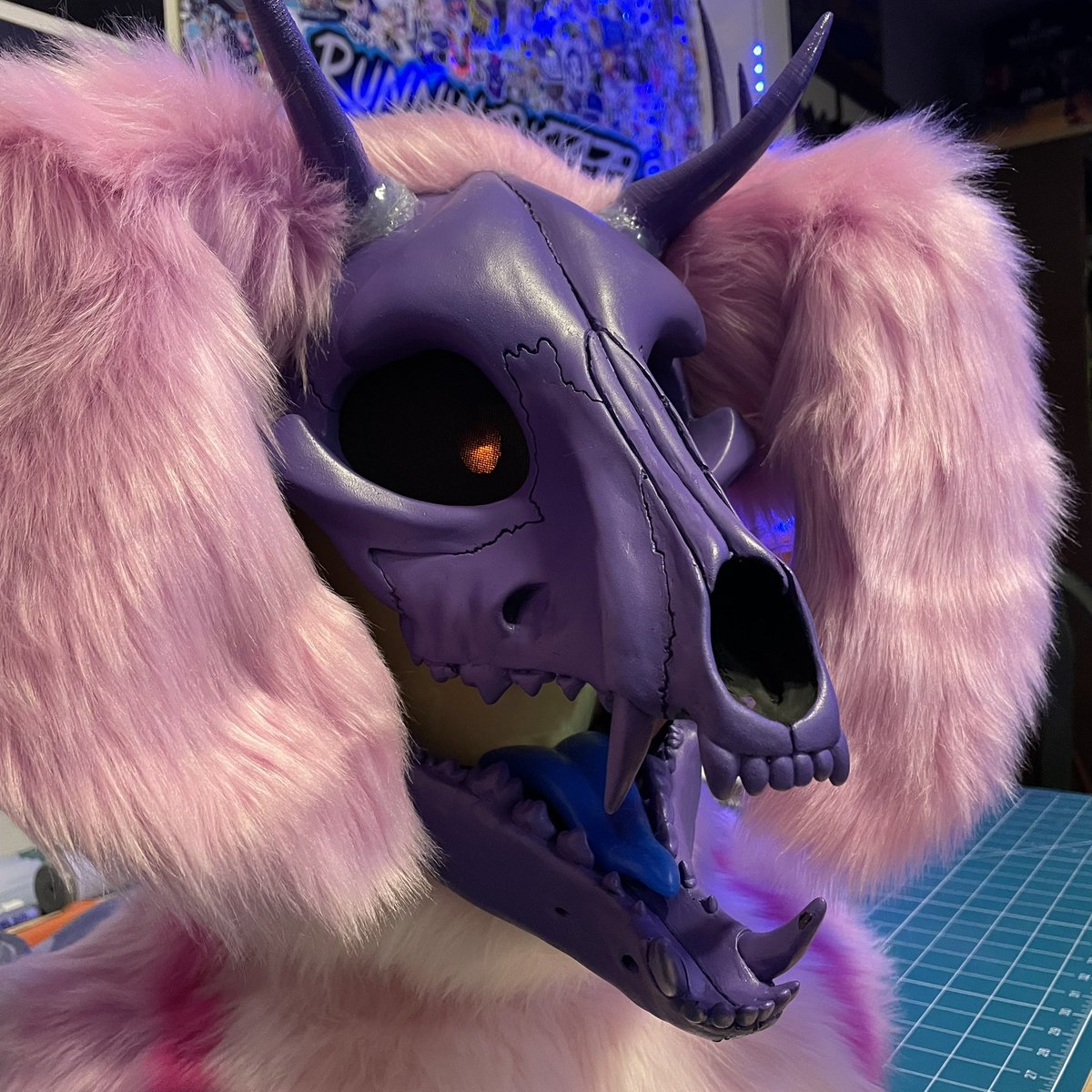 RunningRiot4798's tweet photo. You ever seen a skulldog with floppy ears? Well now you have! WIP for @RAX_9000 💀 https://t.co/QUQPGpPDQp