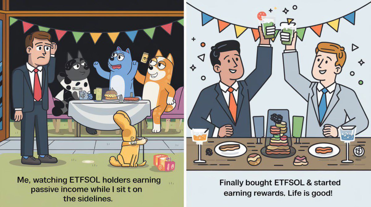 devspidey03's tweet photo. @Jennycitalinda Don't say I didn't do nothing for you later, I'm bringing to you $ETFSOL. An utility token on solana with lots of potential. Have you ever hold any memecoin that rewards you weekly. Holding $ETFSOL helps unlock passive earnings and reward. 💸
Know more:👇 https://t.co/o3IWA4seKn https://t.co/i3gsJ47URq