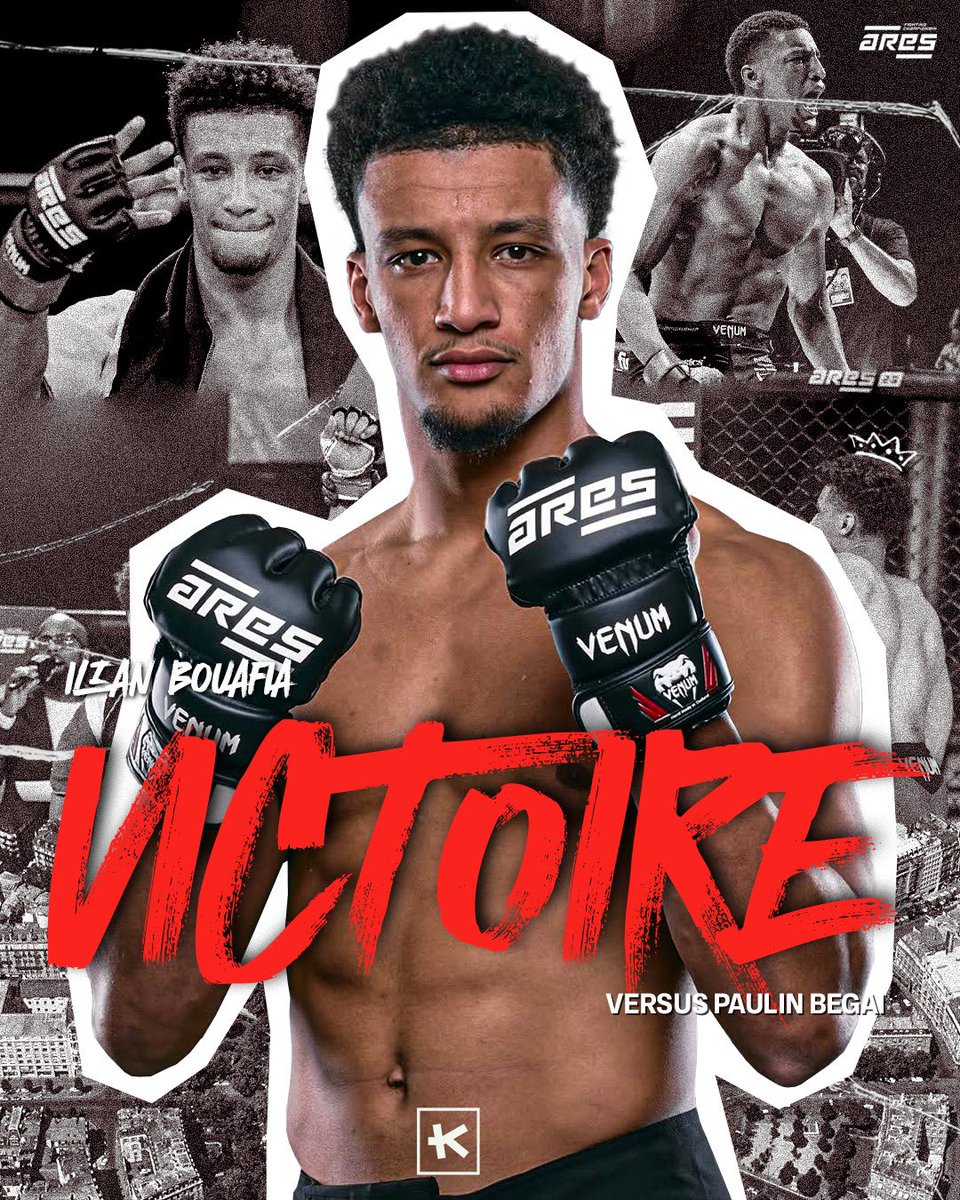 VICTOIRE !!!! 🥶

Ilian Bouafia décroche la victoire ce soir par décision unanime contre Paulin Begai ! 🇫🇷

3 combats à l’Ares, 3 victoires !