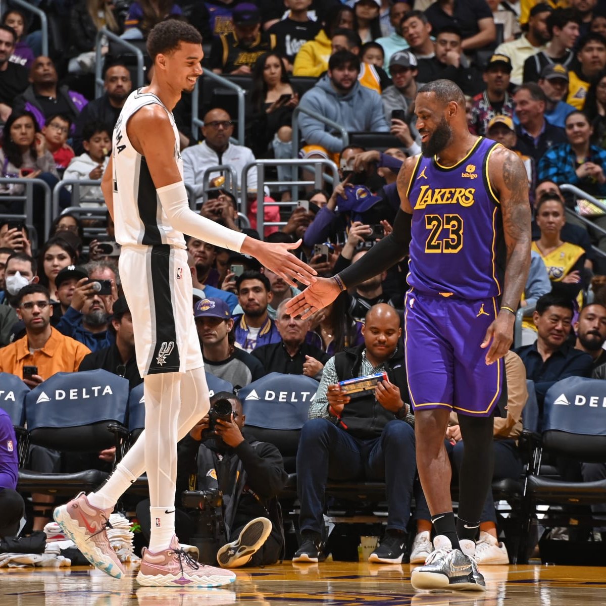 Wemby says LeBron is the most underrated player in the league

“I’ma go with LeBron. Underrated just means you’re not rated at your right value right? I think LeBron’s underrated.”