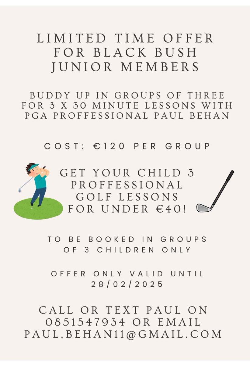 Black Bush Golf Club (@blackbushgc) on Twitter photo 