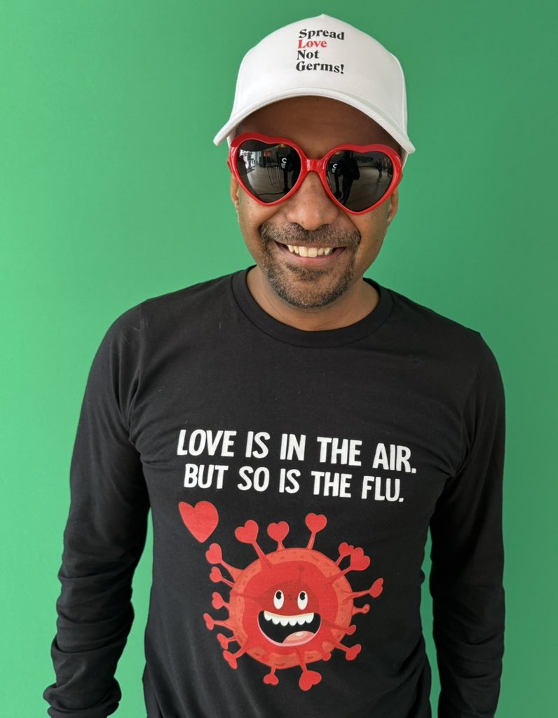 Adarsh Bhimraj (@adarsh_bhimraj) on Twitter photo Happy Valentineās Day!
Roses are red š¹, violets are blue š, loveās contagious ā¤ļø, and so is the flu š¤§! But with the right care 𩺠and a little ease š, weāll conquer both š”ļø, with infectious disease š¦ !
Embracing my ID geekiness, I hope this brings a smile to your face. Happy Valentineās Day!
Roses are red š¹, violets are blue š, loveās contagious ā¤ļø, and so is the flu š¤§! But with the right care 𩺠and a little ease š, weāll conquer both š”ļø, with infectious disease š¦ !
Embracing my ID geekiness, I hope this brings a smile to your face.
