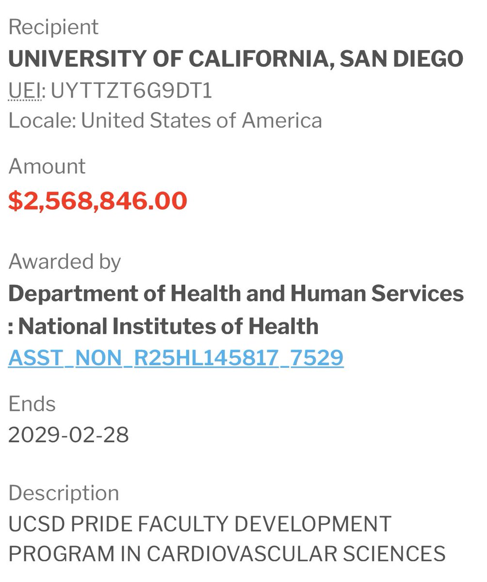 Amy Reichert (@amyforsandiego) on Twitter photo Sara Jacobs is fear-mongering about Ebola but the reality is federal grant money for researchers went to DEI programs <a href="/UCSD/">UC San Diego</a>
Search UCSD at <a href="/DataRepublican/">DataRepublican (small r)</a>—it's loaded with DEI federal grants that have nothing to do with curing cancer or stopping infectious diseases. This NIH Sara Jacobs is fear-mongering about Ebola but the reality is federal grant money for researchers went to DEI programs <a href="/UCSD/">UC San Diego</a>
Search UCSD at <a href="/DataRepublican/">DataRepublican (small r)</a>—it's loaded with DEI federal grants that have nothing to do with curing cancer or stopping infectious diseases. This NIH