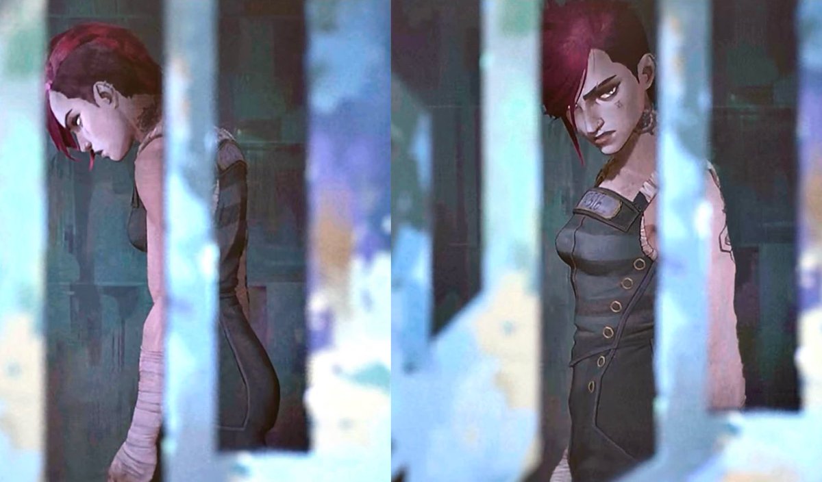 Caitlyn saw Vi for the first time and logic went out the window. Shes so fucking gay lmao