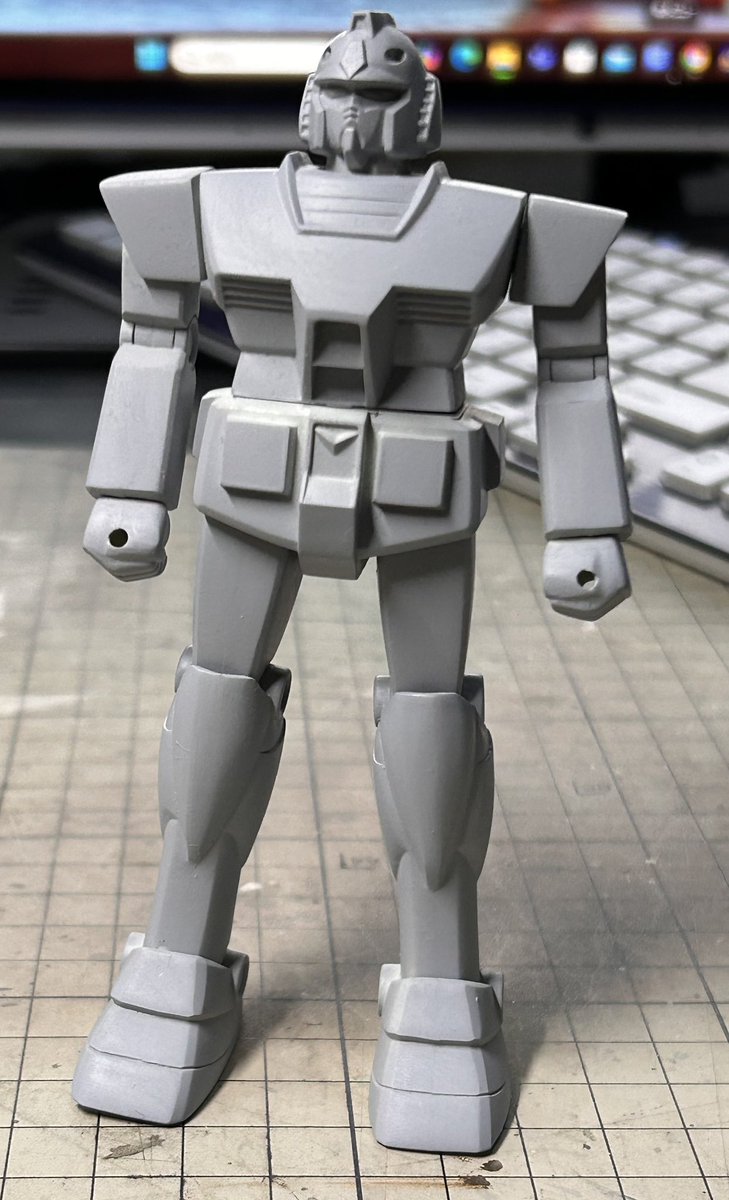 t993139's tweet photo. 旧Gアーマキット付属ガンダムのアンテナを紛失してしまい、データ作成して造形しようとしています。 https://t.co/zMrbvfjDNp