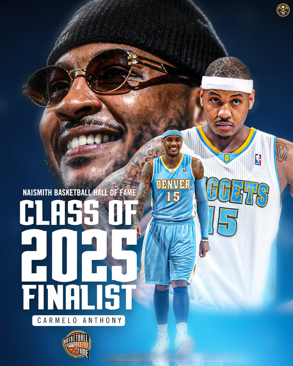 A Hall of Fame Finalist 👏

Congratulations, <a href="/carmeloanthony/">Carmelo Anthony</a>!