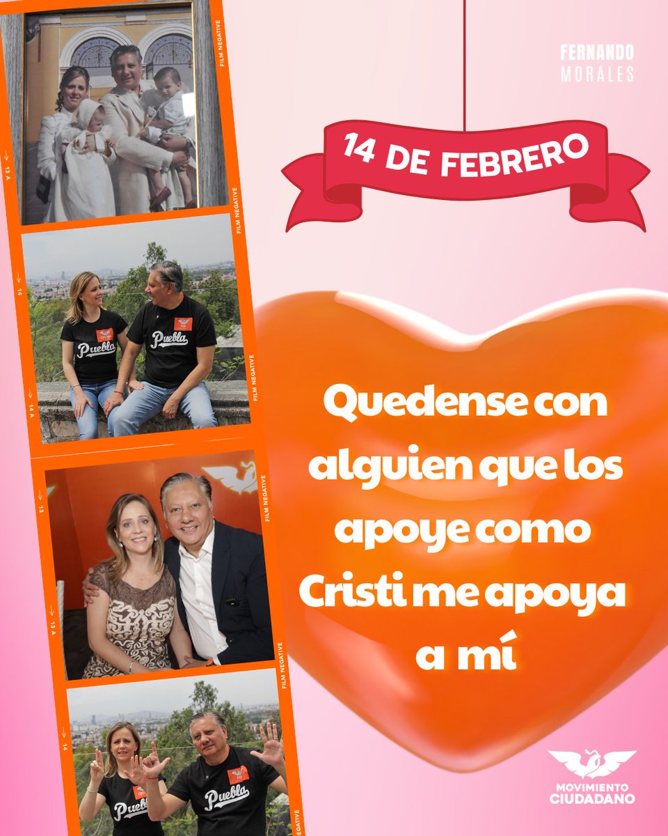 ❤️En los momentos más importantes de mi vida, el apoyo de mi esposa ha marcado la diferencia. Porque crecer juntos, enfrentar desafíos y celebrar logros es lo que nos hace fuertes. 

¡Que este 14 de febrero nos recuerde la importancia de caminar de la mano de la persona indicada