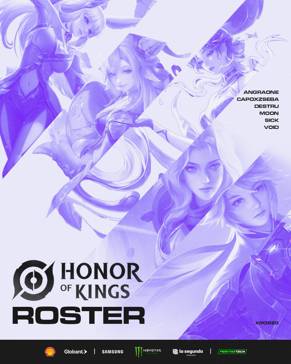 Mañana es el debut de nuestro nuevo roster de Honor Of Kings. 

El mejor equipo de LATAM buscará el cupo a la Major West League.

Listos para enfrentar todos los desafíos que se vienen!

Bienvenidos a casa

<a href="/destruezz/">Destru</a> 
<a href="/_voidlol/">void𒉭</a> 
<a href="/capoxzseba/">Capoxzseba</a> 
<a href="/Sickcit0/">9z.Sick.</a> 
<a href="/moonsitoMID/">Moonsito</a> 
@angramoba