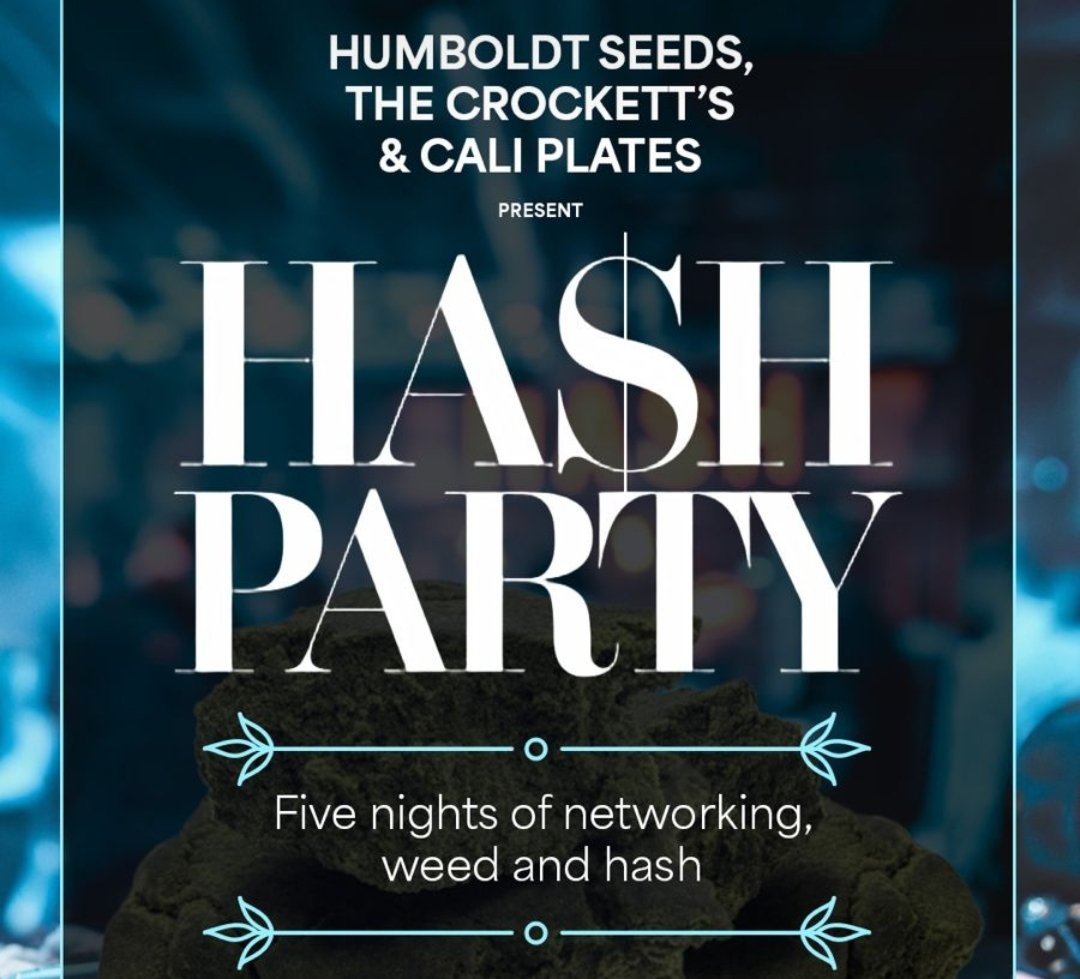 Geist707's tweet photo. Networking, fun, weed, fun, hash, fun w the dons @crocquito / @therealcrockett420 / @caliplates / @humboldtseeds / @teamHSO @Diggs_Terra / @geistv2 &amp; crew ✨️✨️ During Spannabis BCN and MaryJane Berlin expos. #SneekPeek https://t.co/QixCsQfpqe