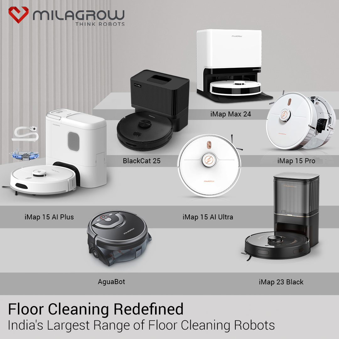 MilagrowRobots's tweet image. More than 7 options to choose from. Experience uninterrupted performance with the powerful suction and 5800 mAh battery! Enjoy all-day power for your devices without worry.
Shop Now: zurl.co/6XSfi 

#LongLastingBattery #UnstoppableEnergy #Milagrow #floorrobot #vacuum