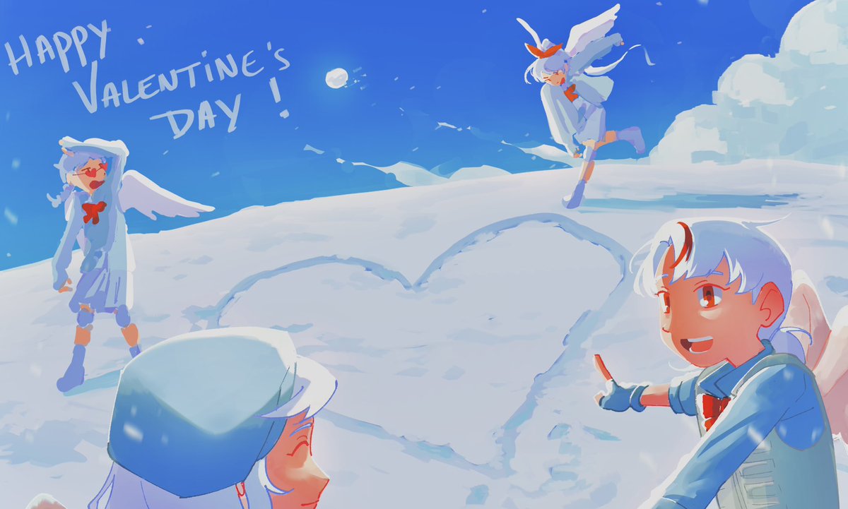 joyeuse st valentin !! (en retard 😿) #LOVEBULLET <a href="/inee/">inee💘ラブ・バレット2巻発売中💥</a>