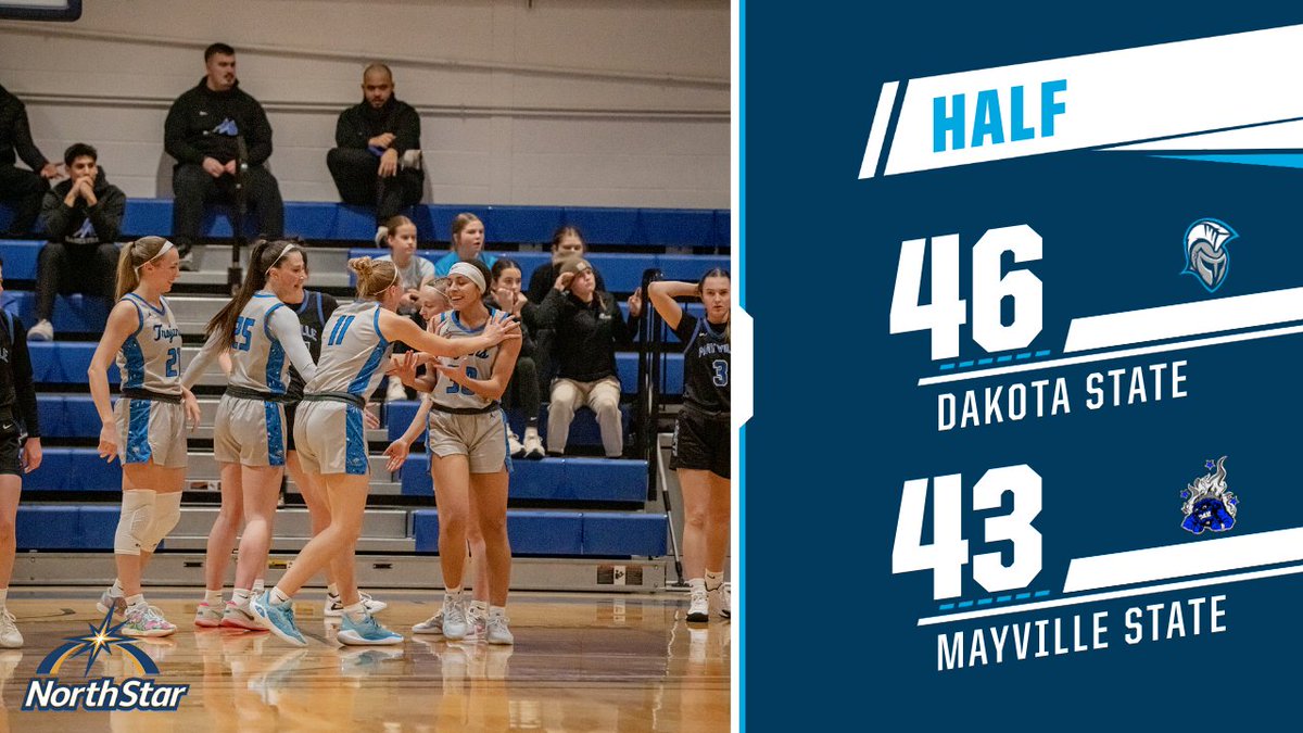 dakotastate_wbb's tweet image. Fought back strong in the second quarter. 

#FastFreeFun #AgBall