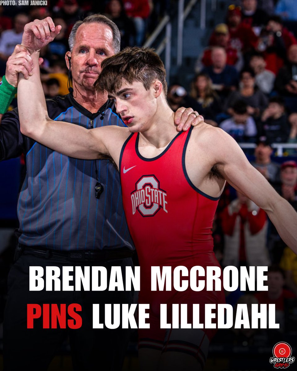 🚨 UPSET 🚨

125: #21 Brendan McCrone (Ohio State) pins #7 Luke Lilledahl (Penn State)