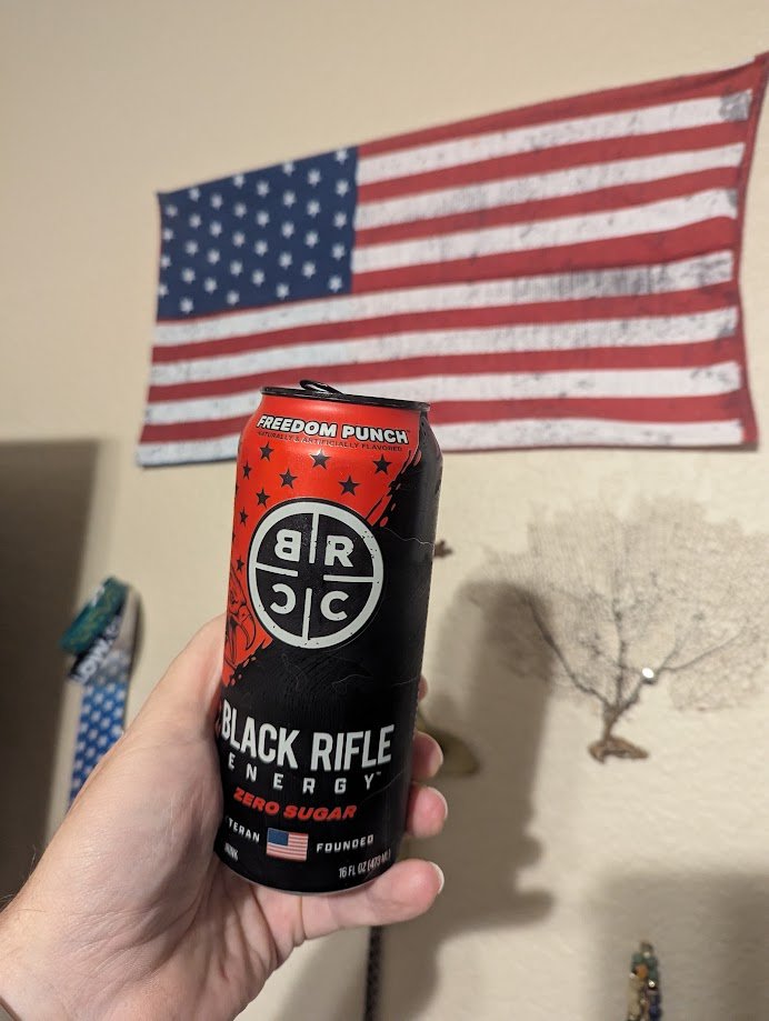 ImNoBetterThanU's tweet photo. @blckriflecoffee This is my favorite so far, one more flavor to try. @blckriflecoffee #FreedomPunch https://t.co/4gZ3UeSlp1