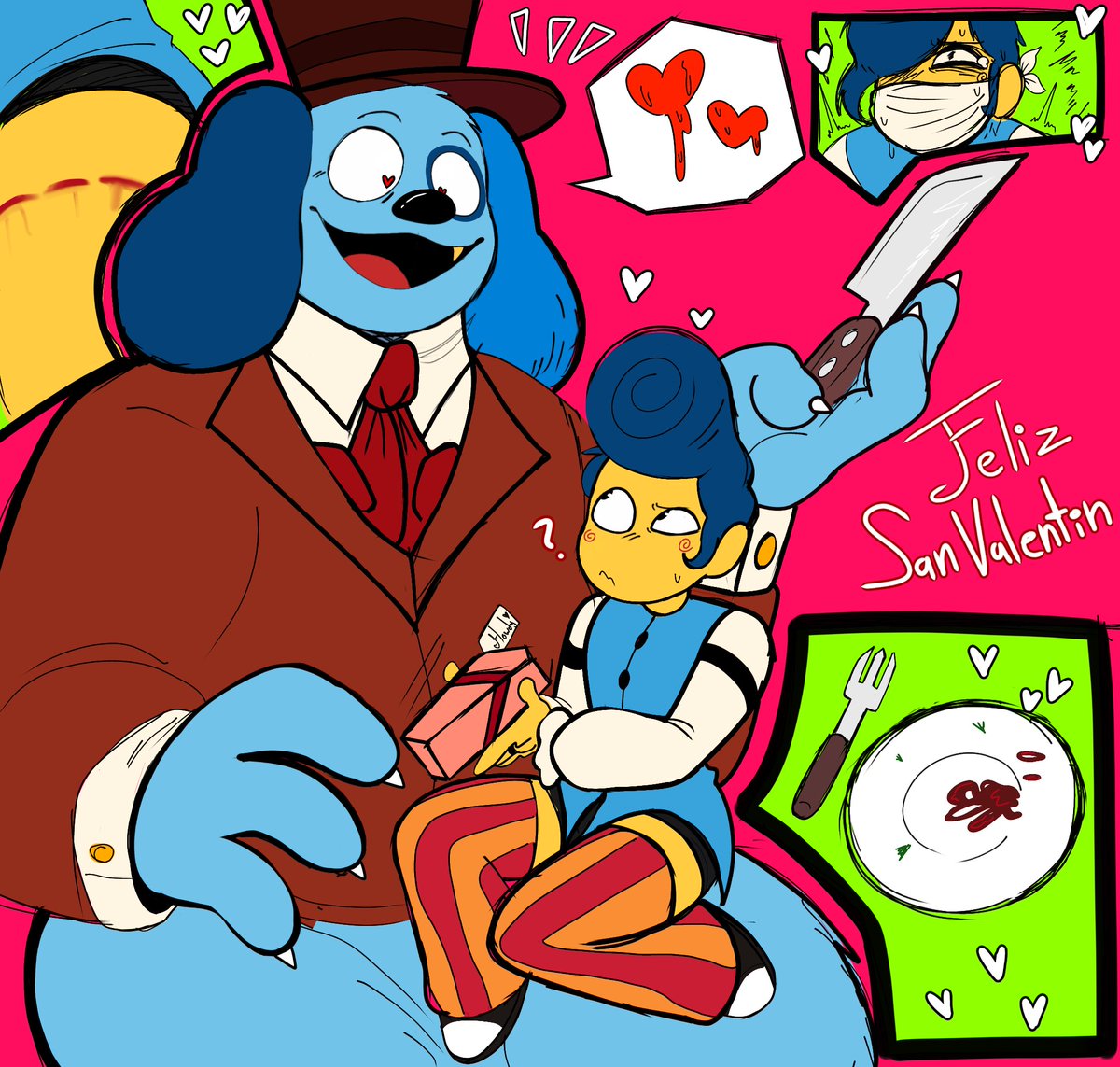 Feliz San Valentín!!! ^^
🐶❤️

[🍎💧]