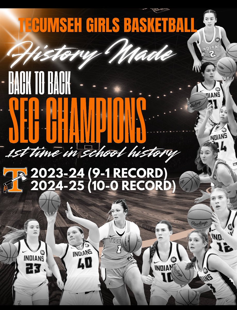 Congrats ladies!! <a href="/965TheCave/">96.5 The Cave</a> <a href="/tecumsehschools/">Tecumseh Public Schools</a> <a href="/TecAthletics/">Tecumseh Athletics</a> <a href="/TecumsehJungle/">The Jungle</a> <a href="/TecumsehHerald/">Tecumseh Herald</a> <a href="/lenaweesports/">Telegram Sports</a> <a href="/LenaweeLodes/">Kristopher Lodes</a> <a href="/MHSAA/">MHSAA</a> <a href="/SECAthletics/">Southeastern Conference</a>