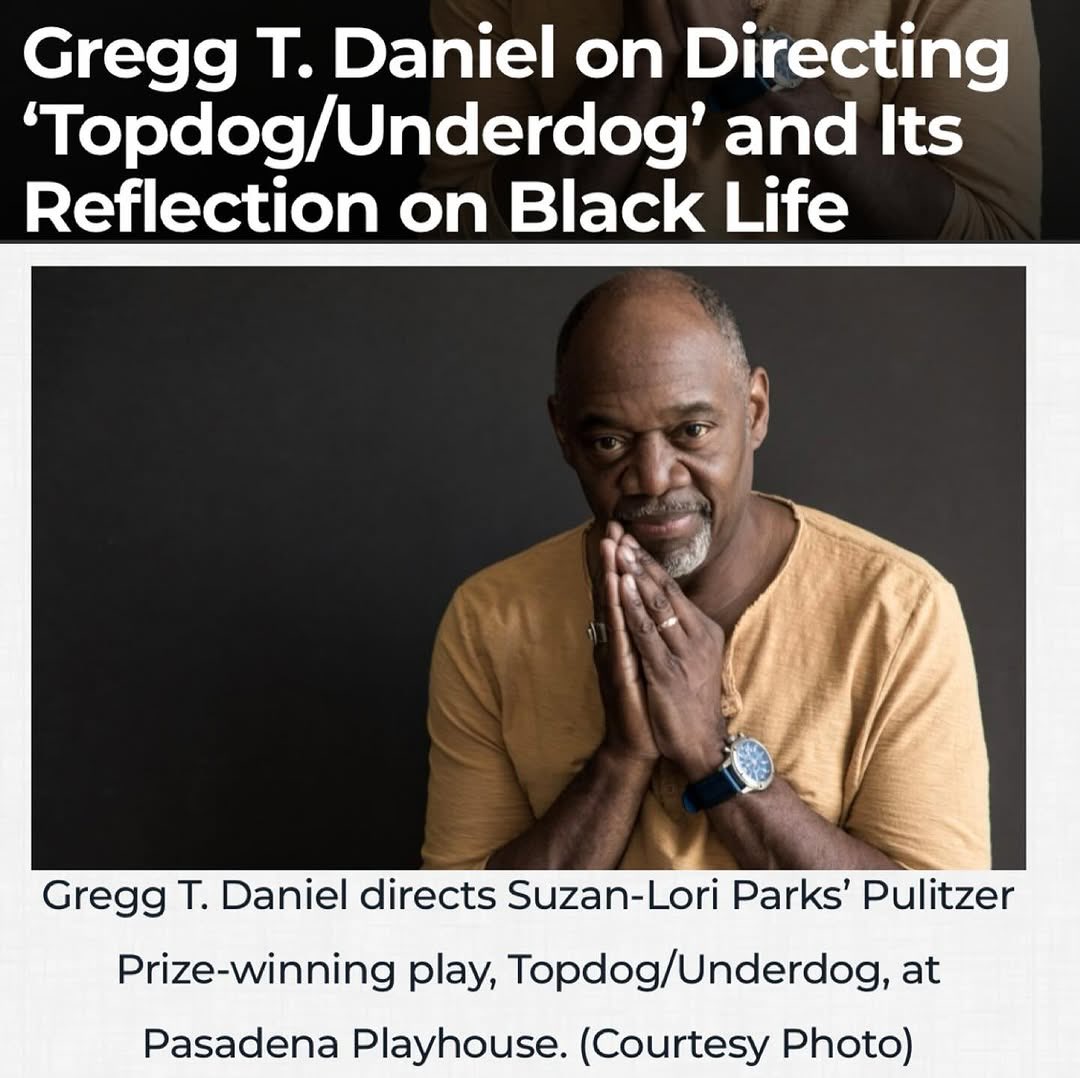 Had an incredible conversation with Keith Underwood for @lasentinelnews about directing Topdog/Underdog and its reflection on Black life. Excited to share with you all!

Read it here 🔗: lasentinel.net/gregg-t-daniel…