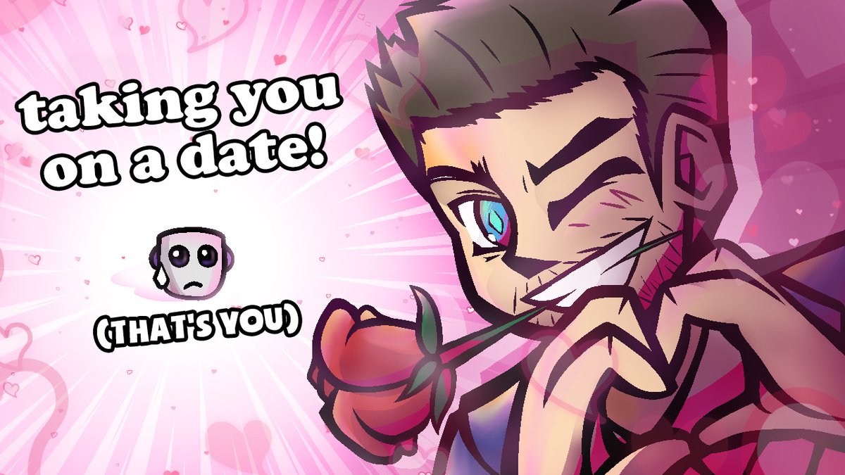 SaveDataTeam's tweet photo. It's Zak's birthday! And for Valentine's this year, he's going take all of chat out on a date! How will it go? Tune in and find out!! https://t.co/1ls3uDtT98 (and YT!) https://t.co/HcYYXVuQzD