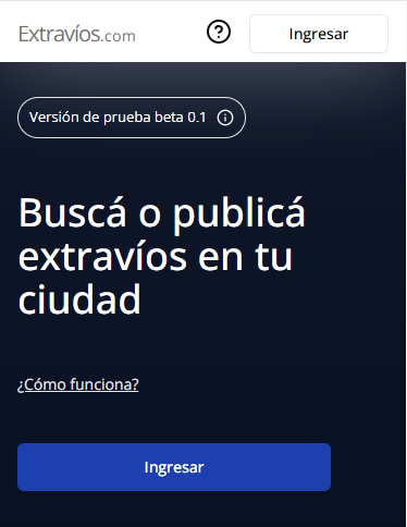 martinacostadev's tweet photo. Nuevo side project 📢🔍

Versión Beta 0.1 (diseño también jaja)

Se agradece feedback #BuildInPublic #PersonalSoftware #Extravios https://t.co/SU6MSBrKPk