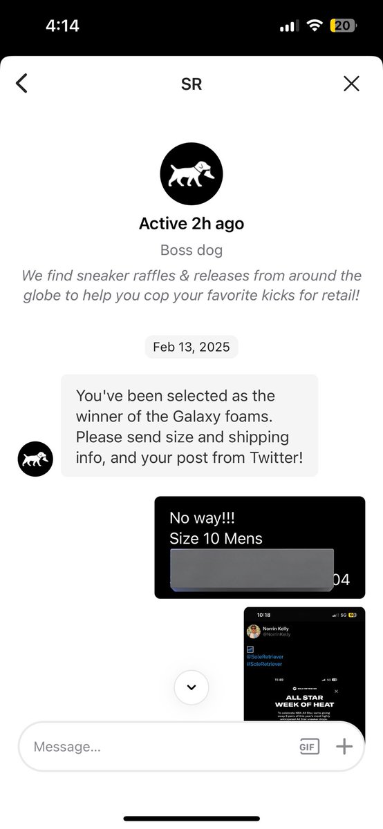 SoleRetriever tweet picture