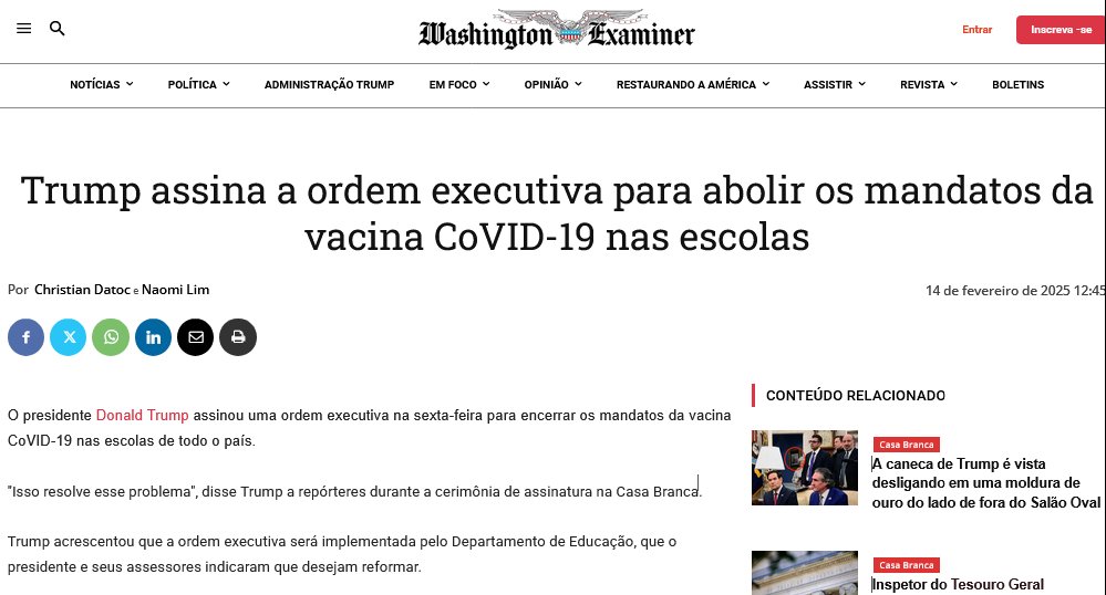 ZeldaAngelina's tweet image. Trump assina a ordem executiva para abolir os mandatos da #vacina CoVID-19 nas escolas