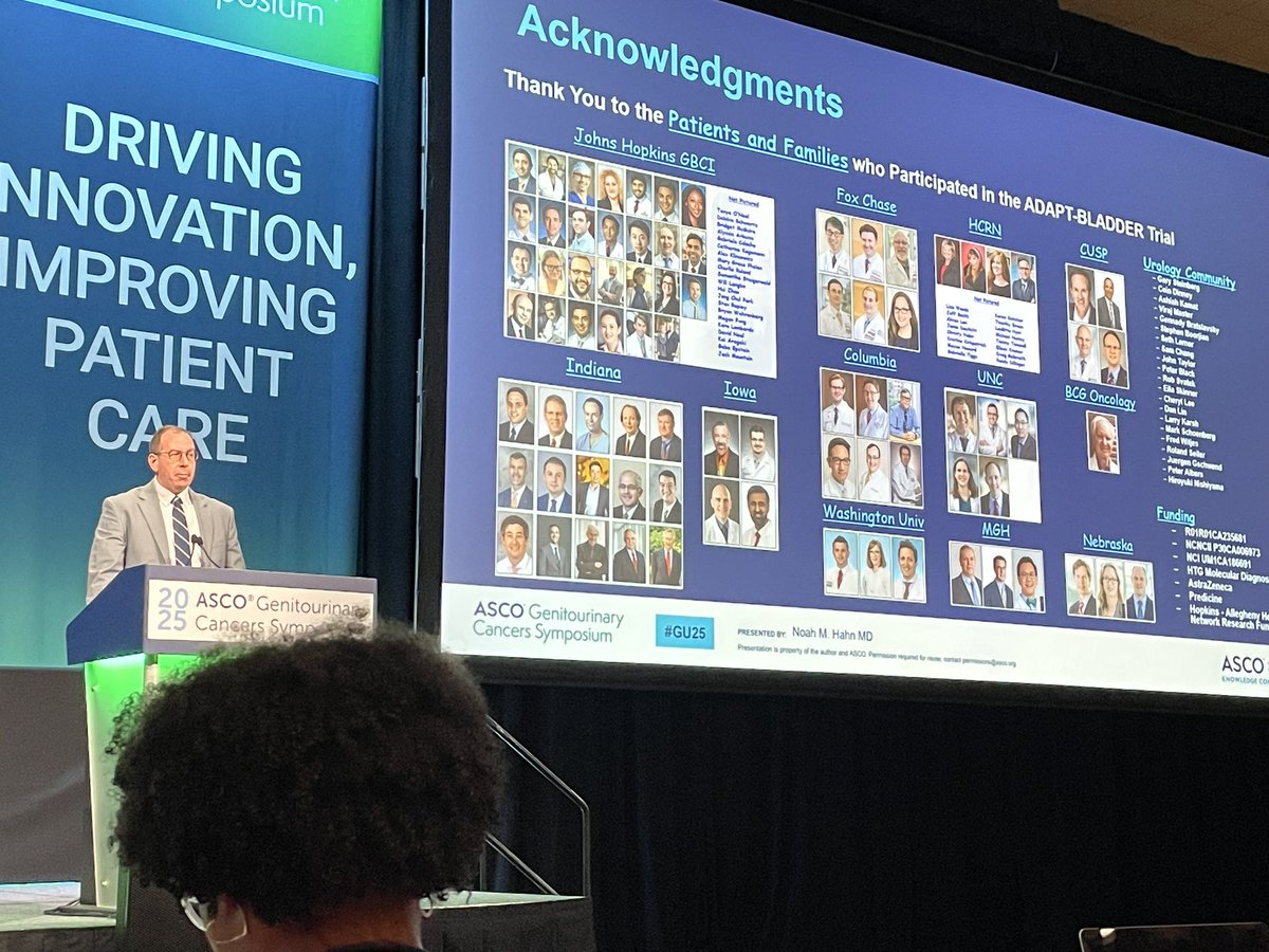 Hoosier Cancer (@hoosiercancer) on Twitter photo Congratulations, Dr. Noah Hahn of <a href="/hopkinskimmel/">Johns Hopkins Kimmel Cancer Center</a> and all co-authors on presentation of ADAPT-BLADDER (HCRN-GU16-243) Cohort 4 results at #GU25. Congratulations, Dr. Noah Hahn of <a href="/hopkinskimmel/">Johns Hopkins Kimmel Cancer Center</a> and all co-authors on presentation of ADAPT-BLADDER (HCRN-GU16-243) Cohort 4 results at #GU25.