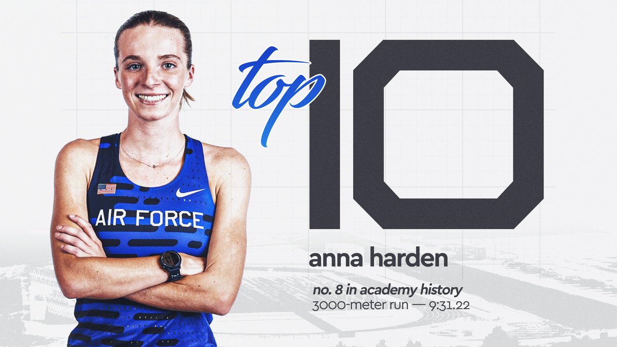 WA | Clocking in at 9:31.22, Anna Harden kicked off the Husky Classic with the 𝗘𝗜𝗚𝗛𝗧𝗛-𝗙𝗔𝗦𝗧𝗘𝗦𝗧 3000-meter time in Air Force history!