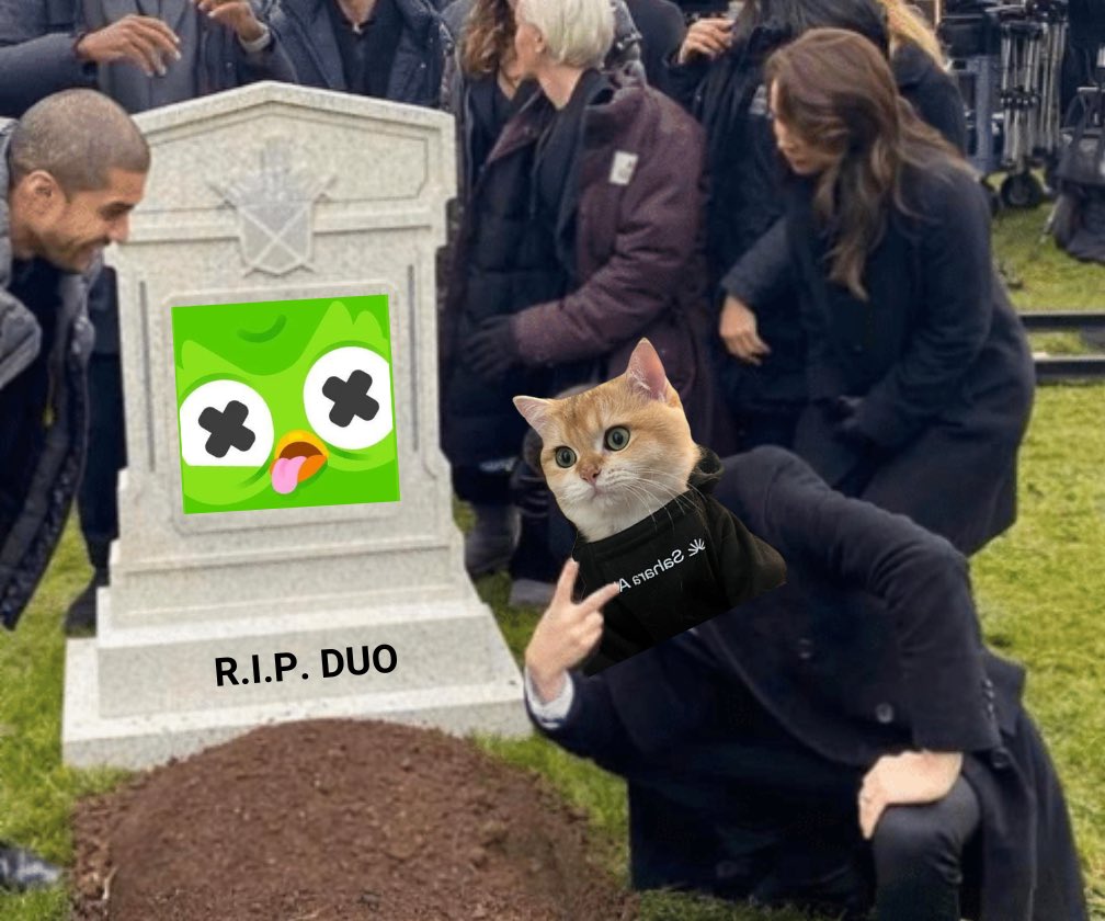 RIP to DUO from <a href="/duolingo/">Duolingo</a> 

One of the best mascots in the AI learning scene