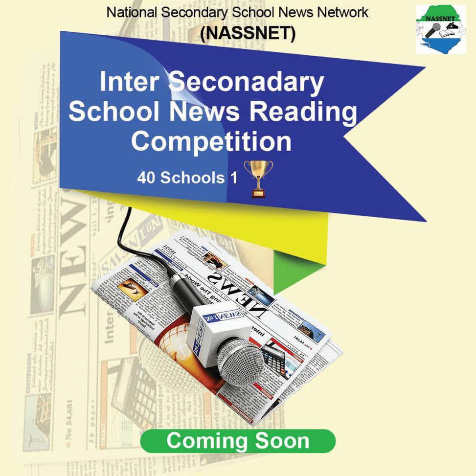 We are pleased to announce our inaugural Inter-Secondary School News Reading Competition, featuring 40 schools competing for a trophy. The event aims to enhance communication skills and teamwork among pupils. Stay Tuned! 

#SaloneX #Announcement #Competition #zelena #viralpost