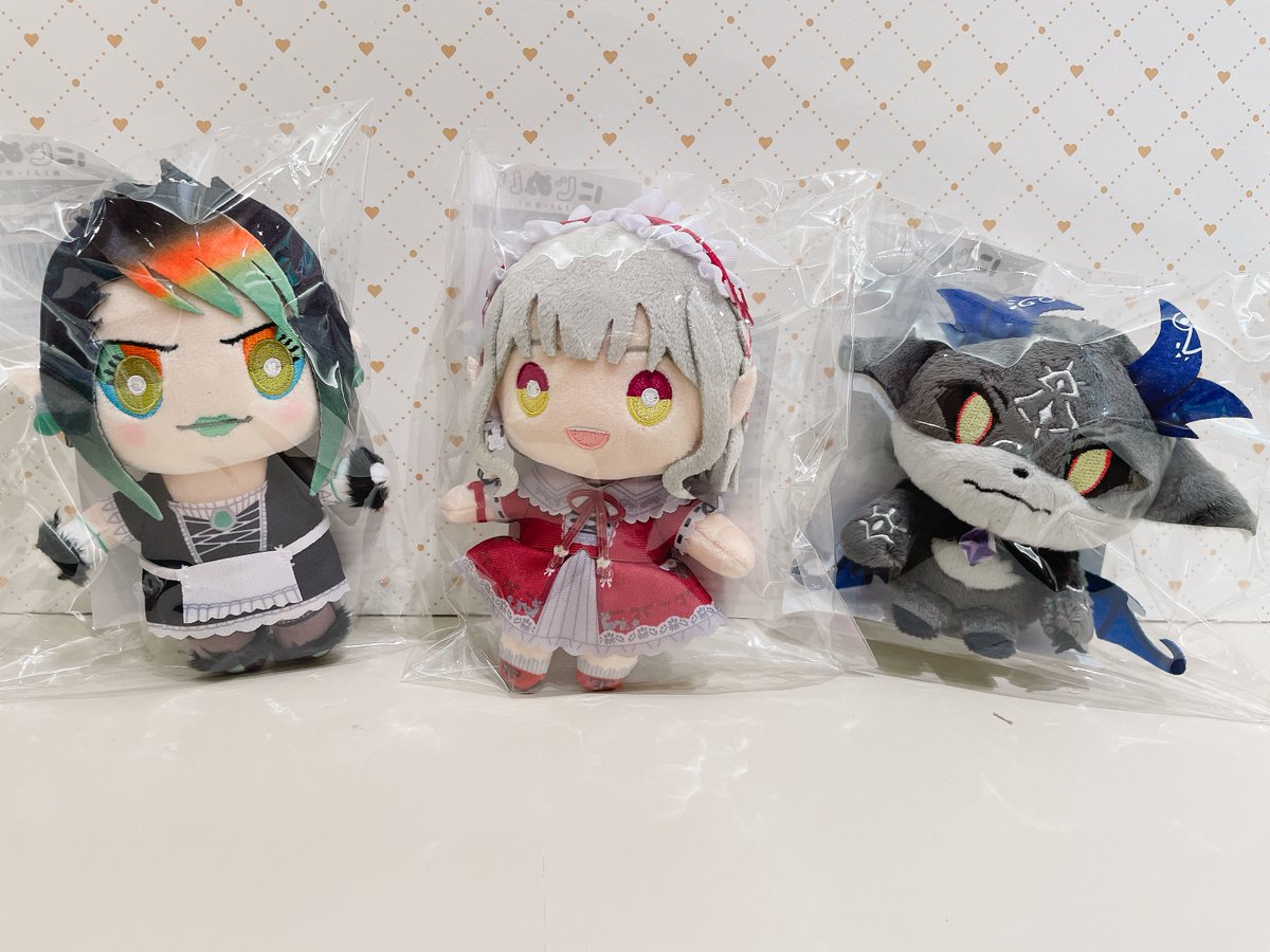 【立川本店】
#にじさんじ コトブキヤショップ情報：
『#にじぬい シリーズ』より
#でびでびでびる #える #オリバー・エバンス #来栖夏芽 #ハユン #花畑チャイカ #ミンスゥーハ #ヤンナリ #レイン・パターソン が入荷しました！
お1人様5点までご購入いただけます！