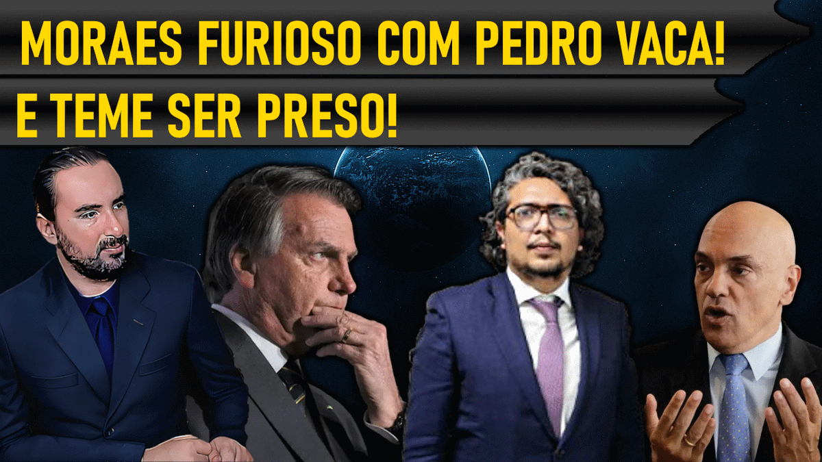 WillRauber's tweet photo. MORAES FURIOSO COM PEDRO VACCA E BOLSONARO E TEME SER PRESO https://t.co/RAwDRghwBs https://t.co/I0BnTXsjEo