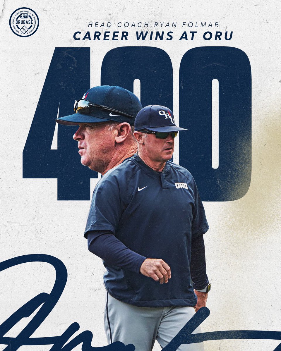 4️⃣0️⃣0️⃣ wins for Coach Folmar!!!

Congrats to our skipper on reaching this historic milestone!

#ORUBase x #GoldenStandard