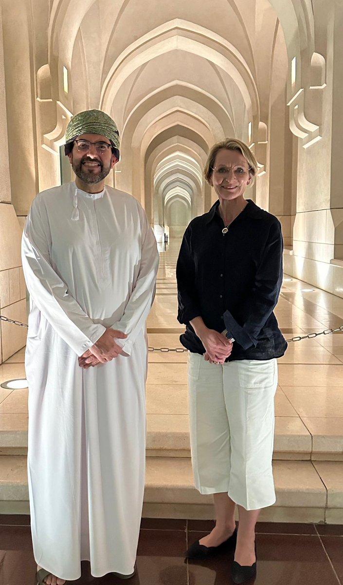 A Wonderful Reunion! 
It was truly a pleasure to welcome my previous supervisor Prof Jo Blair to Oman and reconnect after some time. The visit was filled with great conversations, fond memories, and new inspirations. Seeing her again reminded me of the invaluable guidance and