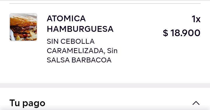 LauraMartinMKT's tweet photo. @pedidosya haces el pedido con detalle, te mandan otra cosa llena de cebolla y barbacoa y te dicen que el reclamo es autogestion (cuando no hay otra forma) y solo te pueden devolver $1890 de algo que nadie se va a comer. Háganse un favor y no pidan jamás en @CerHormigaNegra . https://t.co/hKhqRI3HrF