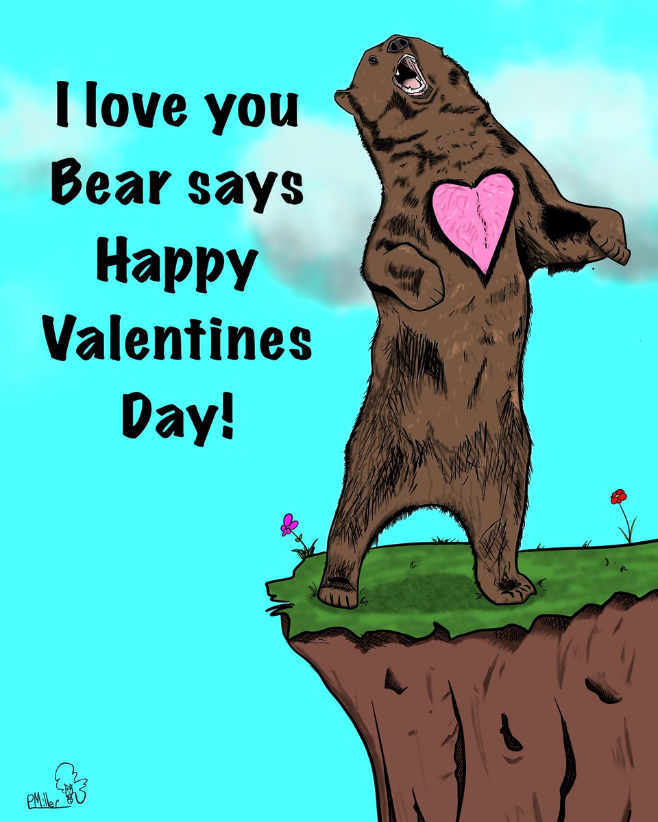 goodtimecomics's tweet photo. Unbearable love. Happy Valentine’s Day!

#valentines #card #iloveyou #roar #love #loveyou #feelingsbear #carebear #bear #grizzly #myart #humor #funny #lol #hahaha #drawing #mydrawing #illustration #sweety #cutie #foru https://t.co/ihijA098Zi