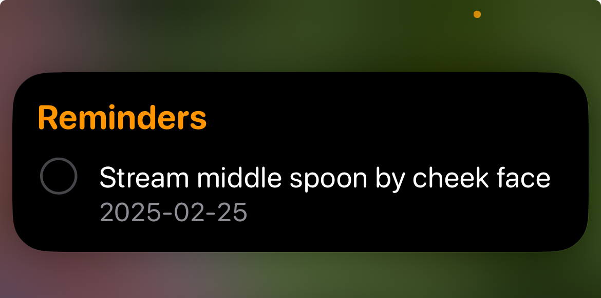 theatmosphere's tweet photo. @cheekfaceREAL added to my reminders https://t.co/Fi7SjZHptj