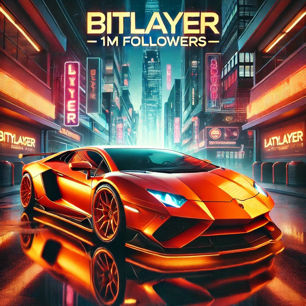 RobinsonBraian's tweet image. #Bitlayer1MFansCelebration #Bitlayer1M #Bitlayer
@BitlayerLabs
Thanks!