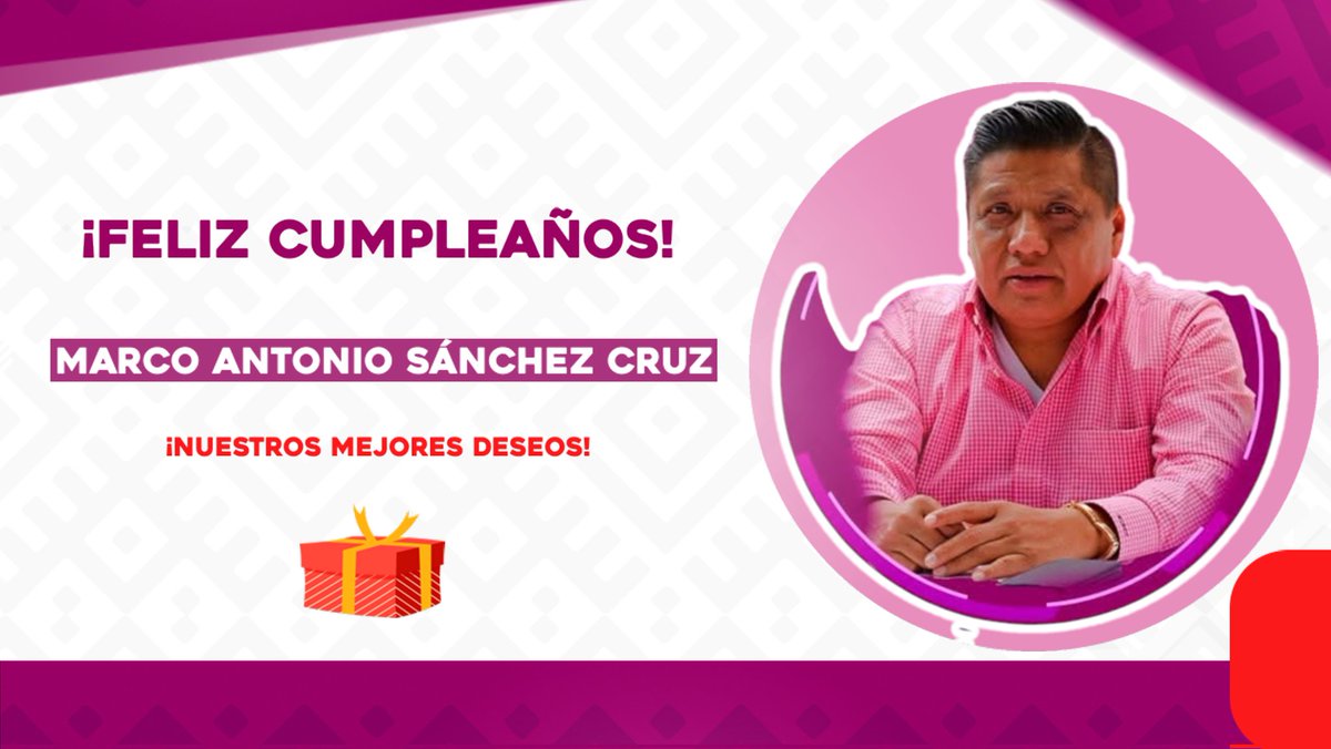 Enviamos nuestras más sinceras felicitaciones a nuestro amigo Marco A. Sánchez Cruz por el motivo de su cumpleaños 🎈🎁🎂🎂. Muchas felicidades en este día especial. #AzucenaHernandez #PartidoMujerOaxaca #SomosMujer #Oaxaca