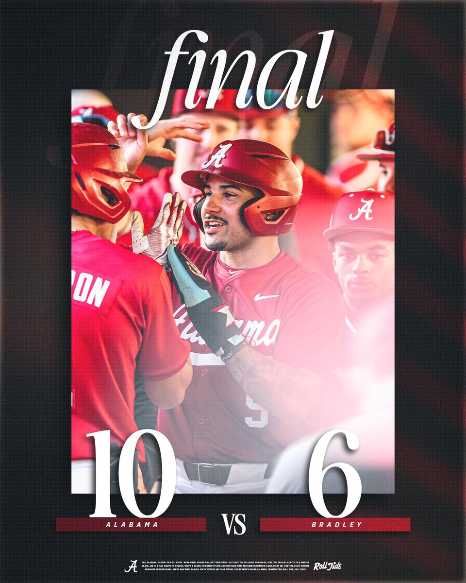 Opening Day DUB!

#RollTide