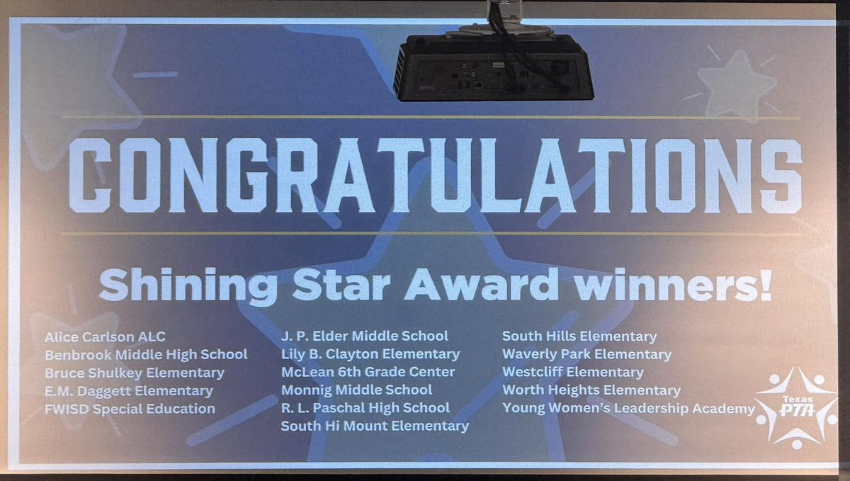 McLean 6th Grade Center (@mclean6fwisd) on Twitter photo 🎉Principal Cruz & our PTA leaders attended the Texas PTA Founder’s Luncheon, joining FWISD leaders & advocates! 💙💛We’re proud to share that McLean 6 PTA earned THREE membership awards! 🏆👏 <a href="/KarilyCruz/">Karily Dean Cruz, M.A</a> <a href="/rhines060/">Valencia Rhines, Ed.D.</a>
🥈 Early Bird Achievement
🥇 Snappy Increase
🥇 Shining Star 🎉Principal Cruz & our PTA leaders attended the Texas PTA Founder’s Luncheon, joining FWISD leaders & advocates! 💙💛We’re proud to share that McLean 6 PTA earned THREE membership awards! 🏆👏 <a href="/KarilyCruz/">Karily Dean Cruz, M.A</a> <a href="/rhines060/">Valencia Rhines, Ed.D.</a>
🥈 Early Bird Achievement
🥇 Snappy Increase
🥇 Shining Star