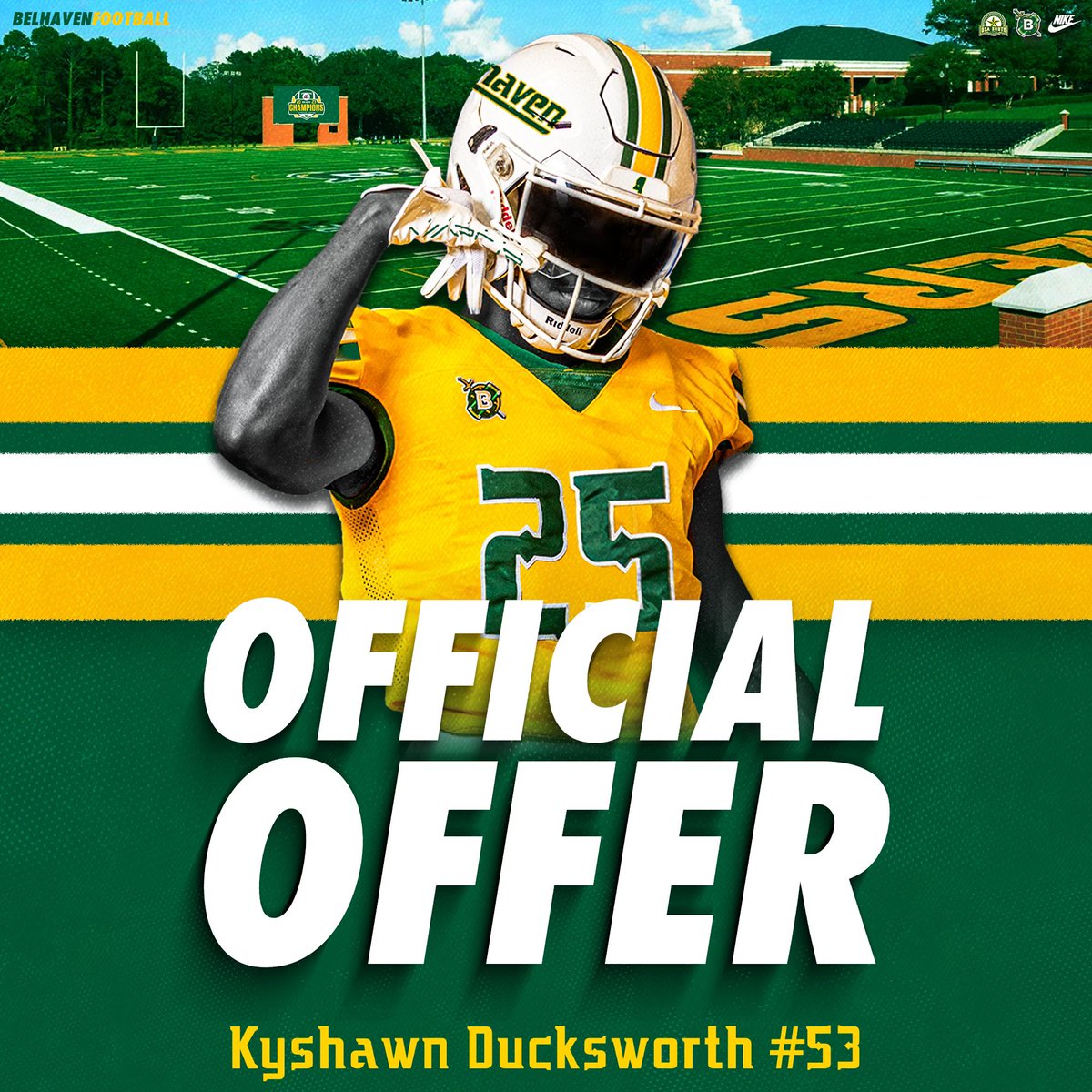 Kyshawn Ducksworth🌟 (@thelastkd) on Twitter photo After a great phone call with <a href="/Coachjharris0/">Javon Harris Jr.</a> I am Beyond Grateful and blessed to have received an offer from Belhaven University✝️✝️‼️#faith #Godisgreat #KeepGoing #heartoversize After a great phone call with <a href="/Coachjharris0/">Javon Harris Jr.</a> I am Beyond Grateful and blessed to have received an offer from Belhaven University✝️✝️‼️#faith #Godisgreat #KeepGoing #heartoversize