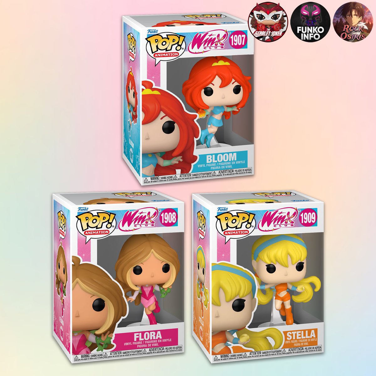 FunkoPOPsNews's tweet image. First look! ✨ Wings up! ✨ take a peek at the new Winx Club Funko POPs!  Get ready to add some magic to your collection! Thanks @funkoinfo_ 
EE ~ fnkpp.com/EE ~ 2/19 9AM PT
Amzn ~ fnkpp.com/Am219 ~ 2/18 4PM PT
#Ad #WinxClub #FunkoPOP #Bloom #Stella #Flora #FPN…