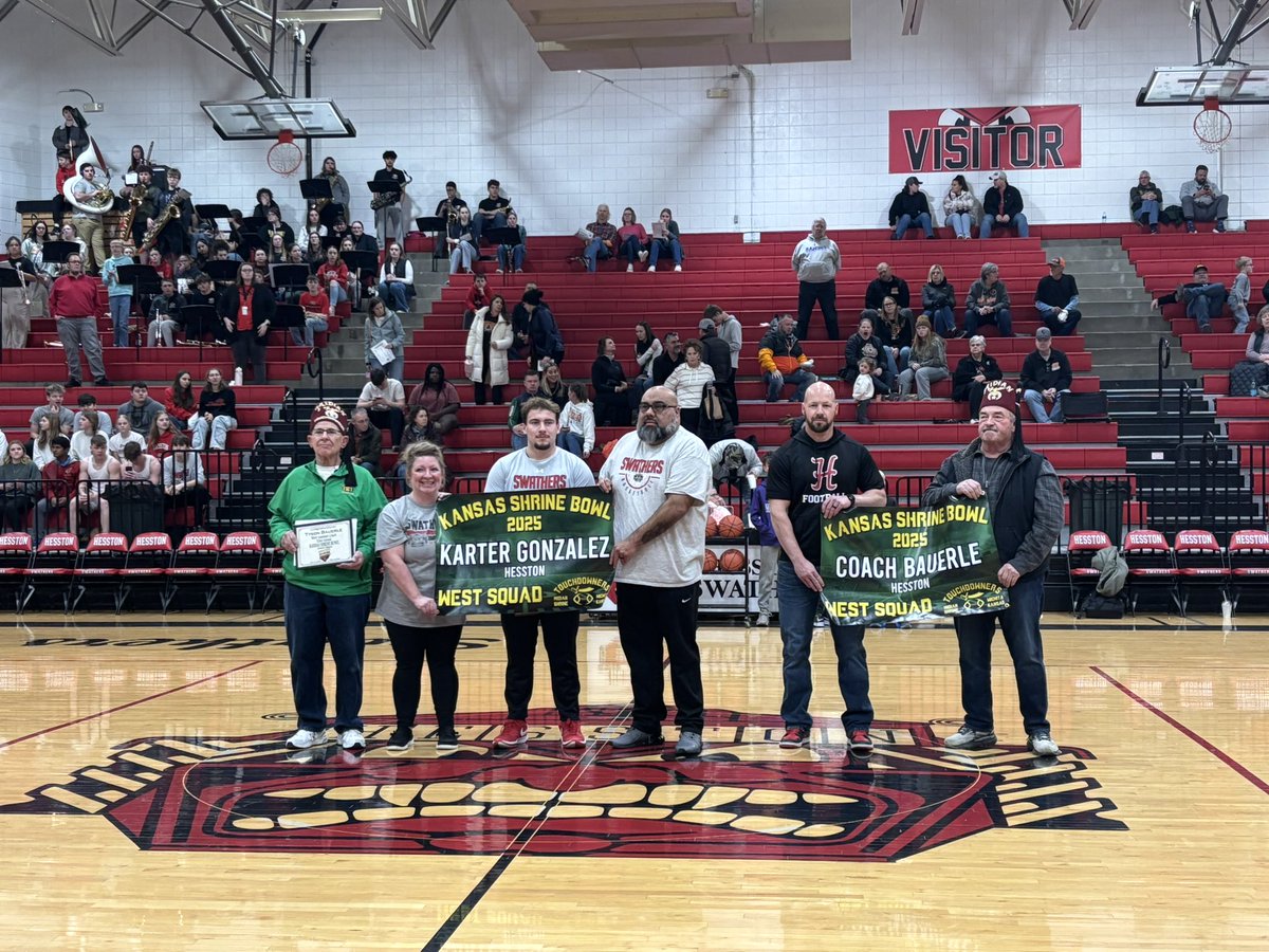 Congrats Karter and Coach Bauerle!   Both heading to the <a href="/KSShrineBowl/">Kansas Shrine Bowl</a> this summer!