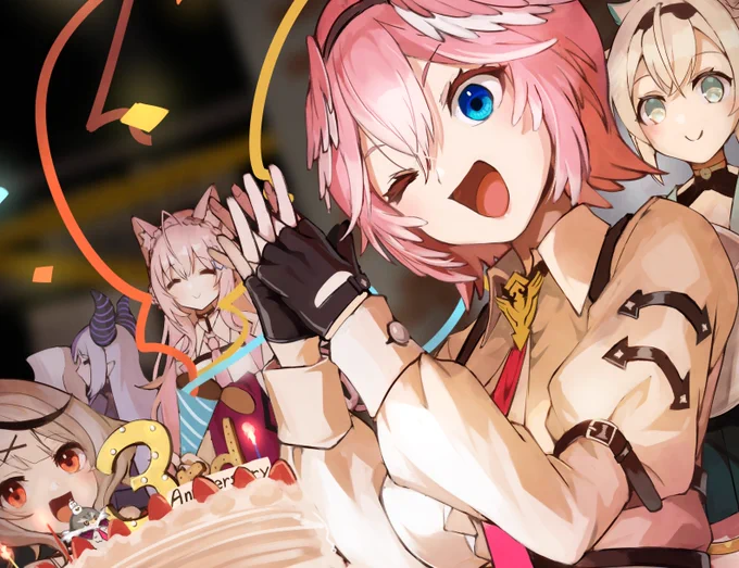 超今更だけどルイ姉3周年のに描いたやつ全部OKってもらってるけどさすがにある程度でトリミング本↓ 
